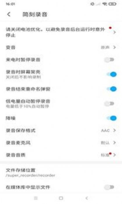 简刻录音精简版截图2