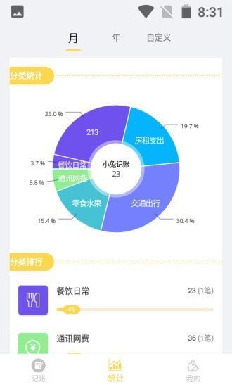 小兔记账精简版截图1