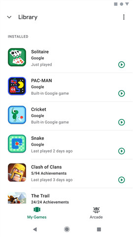 google play游戏应用