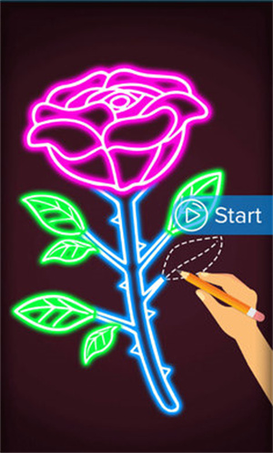 glow draw flower体验服版截图2