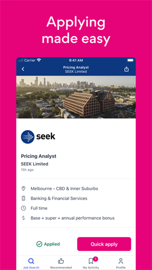 seek jobs精简版截图1