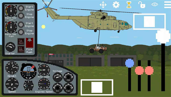 像素直升机模拟器（Pixel Helicopter Simulator）无限制版截图2