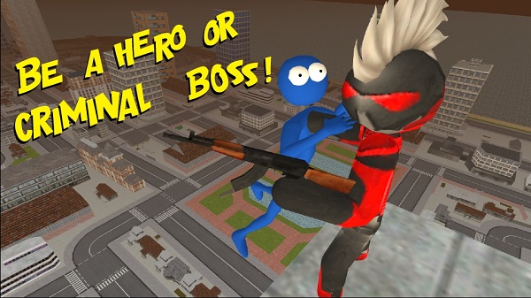 Stickman Rope Hero无限金币版截图2