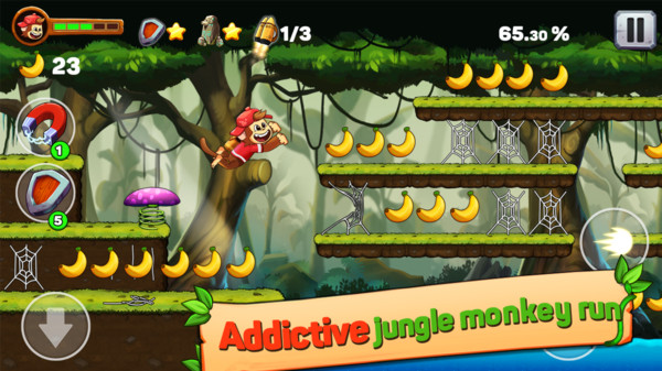 欢乐岛：猴子跑酷安卓版截图2